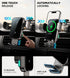 GuMosh Dual Coil Wireless Car Charger, Fast Charging Auto-Clamping Alignment Car Phone Holder Charger for Samsung Flip,