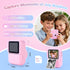 QMWLABS 1080P 32GB MP3 3-12 Kids Camera Instant Print Digital Camera with Thermal Paper, HD Video, Selfie Lens, SD