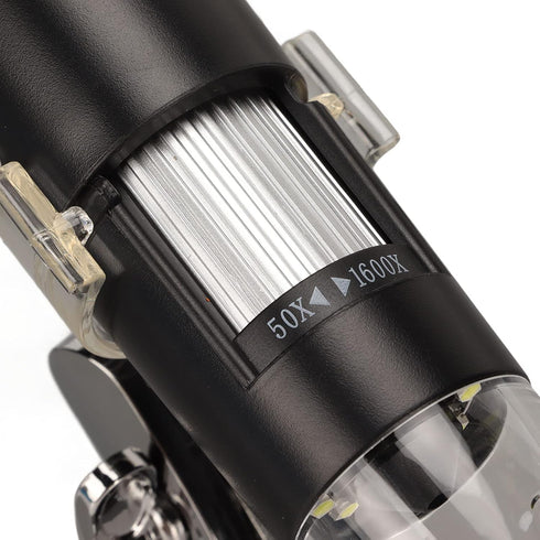 USB Digital Microscope 50X to 1600X, Portable Handheld with Photo Storage Function for Computer and Phone