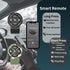 Waterproof Bluetooth Media Remote Button for Phone, Steering Wheel Control, Cycling, Driving, Black