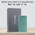 MONASAY Flip Folio Wallet Case for iPhone X/Xs, 5.8", Mint - Leather, RFID Blocking, Credit Card Holder & Glass Screen