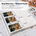 Photo Album for Fujifilm Instax Mini Camera, 180 Pockets, Leather Cover, 2x3 Photo Album for Instax Mini Series
