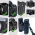 YMTHamaz3 Photographers,Black,56 Inch Camera Neck Strap,Soft Binocular Should Strap with Quick Release Buckle,Neoprene