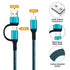 60W USB C to USB C Cable 3 Pack, 6ft Fast Charging Cords for Samsung Galaxy S21, MacBook Pro, iPad Pro 2020/2019.