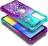 NZND Designed for Galaxy A15 Case, Samsung A15 4G/A15 5G Phone Case, Glitter Floating Liquid Waterfall Cute Case,