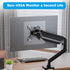 WEARSON 100x100 mm 24,27,32 inch 11-22lbs Non VESA Monitor Mount Adapter - VESA Adaptor Mount for Monitor Without Holes