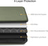 FINPAC Hard Laptop Sleeve Case for 15.3-inch MacBook Air M3 M2 2024, 16-inch MacBook Pro, Waterproof Olive