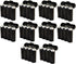 10 Pack AA/AAA/CR123A Black Battery Holder Storage Cases