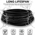 M12 Sensor Connector Aviation Cable - Male 4 pin Straight 6.5Ft/2M Waterproof Electrical Cable