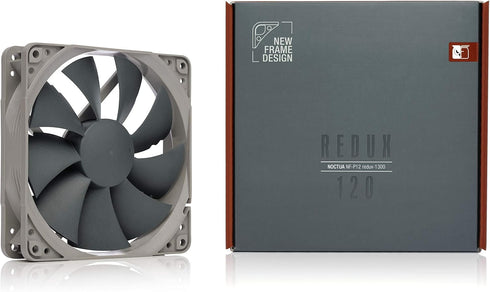 Noctua NF-P12 redux-1300 PWM Quiet Fan, 4-Pin, 1300 RPM (120mm, Grey)