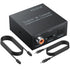 PROZOR 192K Bi-directional Coaxial Optical Converter, Optical SPDIF Toslink to Coaxial, Supports DTS/Dolby-AC3