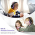 3.5mm 4.9ft rockpapa Comfort Kids Headphones for School, Lightweight Foldable Portable Childs Boys Girls Teens