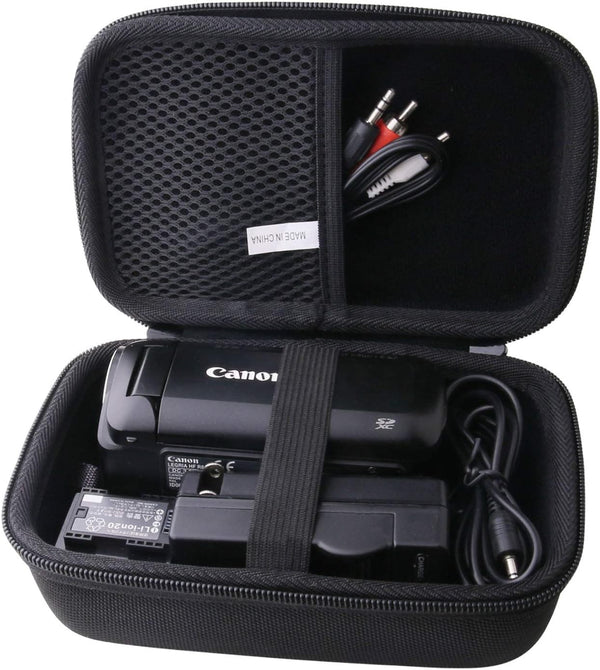 waiyu Hard Carrying Case for Canon VIXIA HF R800/HF R600/HF R80 Portable Video Camera Camcorder