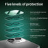 NEW'C 4 Pack, 2 Pack Screen Protector for iPhone 11 + 2 Pack Camera Lens Protector, Case Friendly, Sensor Protection,