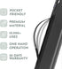 SleekStrip 16 Max,17 2PK SleekGrip-Essential Ultra Thin Phone Grip Stand,Slim Metal Finger Loop Ring Hand Holder Strap