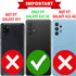STARSHOP Samsung Galaxy A32 5G Case with Tempered Glass Screen Protector, Military Grade Shockproof Dual Layer Cover -
