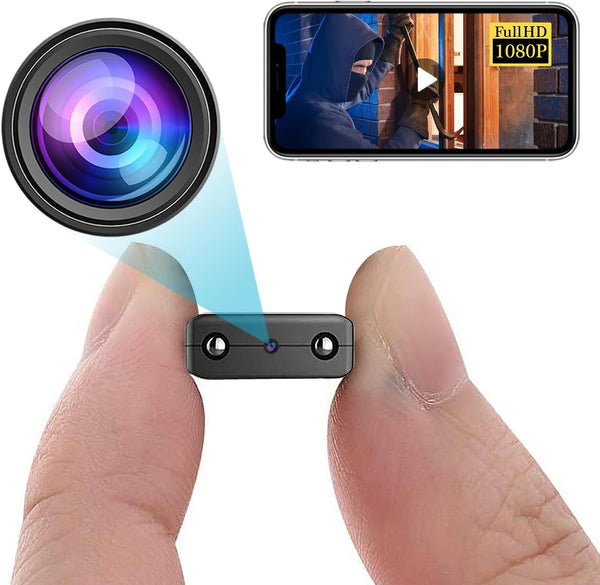 Smallest Wireless WiFi Camera Detector, HD1080P Security Camera, Portable Baby Monitor Nanny Cam with Night Vision