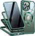 CD Loop Magnetic Case for iPhone 11 Pro Max, Military Grade Anti-Peep Privacy Screen, 9H Glass, MagSafe Compatible.