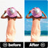 LYLYCTY 8x10ft White Portrait Backdrop Zoom Meeting, Game Live Steaming and Photo Studio Shooting Props