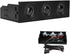 PC Front Panel Media Dashboard, Stereo Surround Speaker for Computer Case with Built-in Mic, 5.25in