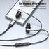 USB C Wired Earphones with Microphone & Volume Control, Type-C in-Ear Headphones with Portable Pouch & Noise Isolating