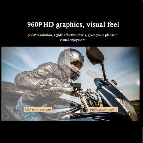 960P 170 Bike Motorcycle Helmet Camera, Sports Action Camera Wide Angle Motorcycle Video DV Camcorder, Bike Video