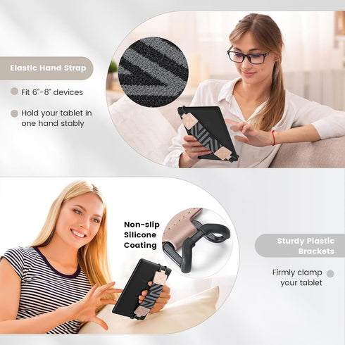 6-8" MoKo Security Hand-Strap for Kindle eReaders Fire Tablet, Kindle/Kobo/Voyaga/Lenovo/Sony Kindle E-Book Tablet