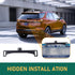 icykale 1 PC Car Rearview Camera License Plate Frame Bracket, Metal Structure Waterproof and Shockproof Camera