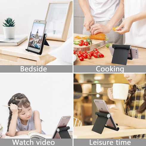 Mayten Foldable Cell Phone Stand for iPhone, Adjustable Holder with Wide Compatibility, Anti-Slip Design