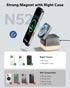 KPON Station,15W 3 1 17 16 15 14 13 12 for iPhone Nightstand Charging in Wireless Phone Charger Stand with Night Lamp