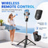 JIUHCORY 67" Detachable Phone Tripod Selfie Stick, Extendable Portable Cell Phone Stable Camera Easy Selfie Tripod