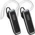 Bluetooth Headset, Hands-Free Wireless Earpiece with 18 Hours Playtime and Noise Cancelling Mic for iPhone Samsung