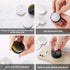 Weewooday 30 Phone Grip Holder - Double-Sided Sticker Expanding Stand Holder for Almost Phone Cases, White.