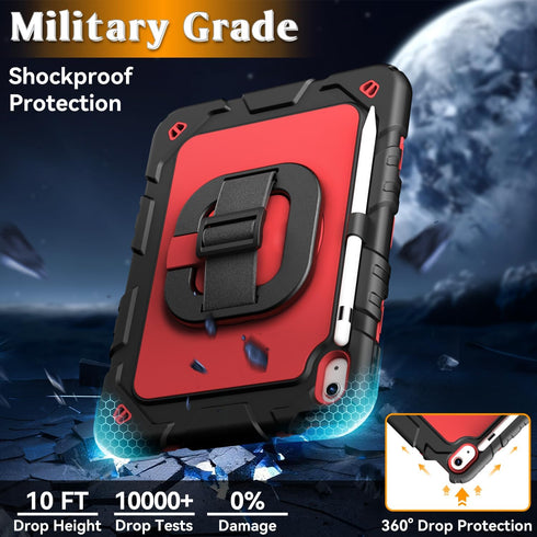 Grifobes A16 11th/10th 2025/2022, 11 Inch/10.9 Inch 360Rotate for iPad Generation Case for iPad Case Cover with Screen