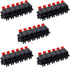 WP12-03B Speaker Terminal Strip, 5Pcs Spring Connection Clip Terminals Block Jointing Clamp Test Clip Jack Socket