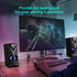 OROW 10W Computer Speakers, RGB Desktop Speakers with Volume Control, Colorful LED for Monitor/Laptop, 3.5mm Aux
