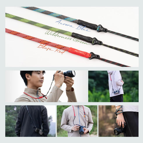 32.2-53.5in 66.1lb PGYTECH Camera Shoulder Strap Slim Outdoor Style, Adjustable Quick Release Neck Strap for Compact