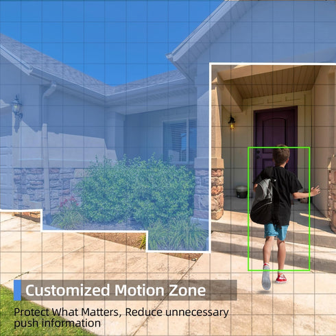 Security Cameras Wireless Outdoor, Battery Powered with IP65 Waterproof, Two-Way Audio, Color Night Vision, No