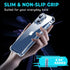 ORIbox Clear Case for iPhone 14/13, Shockproof Protection with 4 Corners, Clear Case for Women Men Girls Boys Kids