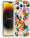 iPhone 15 Pro Max Case with Camellia Blossom Floral Design, Cute Clear Flower Cover for Women, Slim Shockproof Bumper