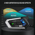 Motorcycle Bluetooth Headset, T3 Audio Multitasking Helmet Bluetooth, 1000m 8-Way, Universal Pairing (1 Pack)