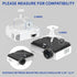 VIVO Universal Adjustable Ceiling Projector Mount for Regular and Mini Projectors, White, MOUNT-VP01W