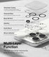 Ringke Camera Glass Protector for iPhone 15 Pro Max, Tempered Glass Cover - 2 Pack