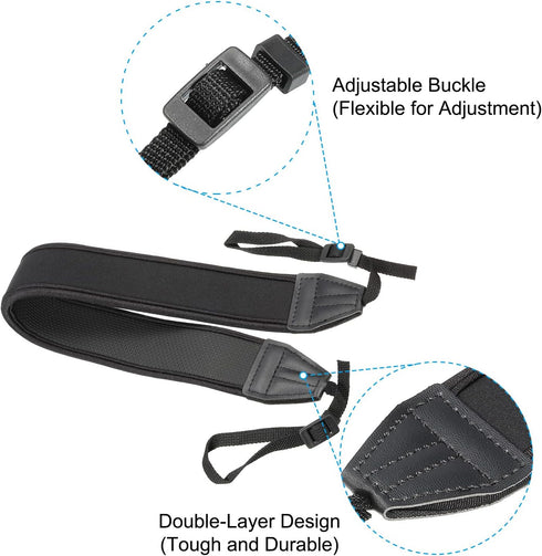 PATIKIL Camera Strap, Neoprene Adjustable Soft Elastic Neck Shoulder Holder for Outdoor Photography