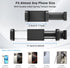 Voinap 360 180 17 16 15 S25, Phone Tripod Mount with Cold Shoe, Rotation & TiltTilting Cell Phone Clamp Adapter