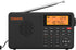 XHDATA D109 Portable Shortwave Radio, Battery Operated AM FM SW LW, DSP Good Reception, Bluetooth Speaker Alarm Clock