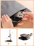 AKINLOAF Dual Folding Cell Phone Stand Fully Adjustable Foldable Desktop Phone Holder Cradle Dock, Thick Case Friendly
