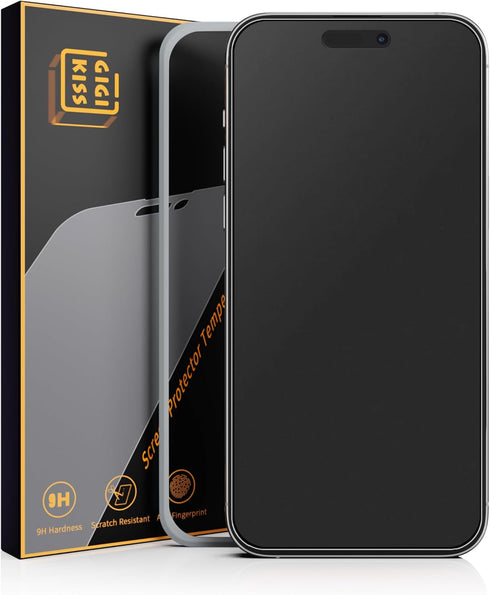 GIGIKISS 2 Pack Matte Screen Protector for iPhone 15-6.1 inch, Anti-Fingerprint &