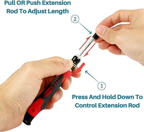 62 in 1 Precision Screwdriver Set - Computer Repair Tool Kit with Extra Magnetic Specialty Steel Multi Bit