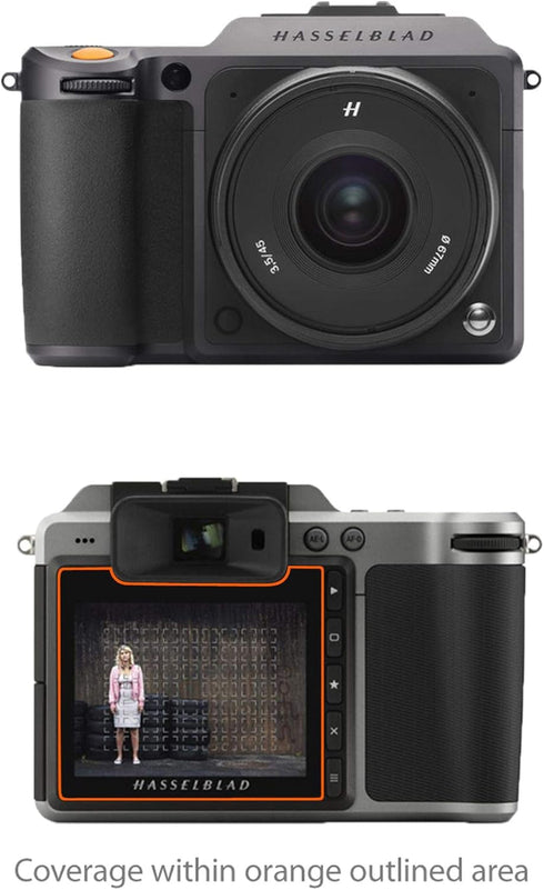 BoxWave Screen Protector for Hasselblad X1D-50c, ClearTouch Crystal (2-Pack), HD Film Skin